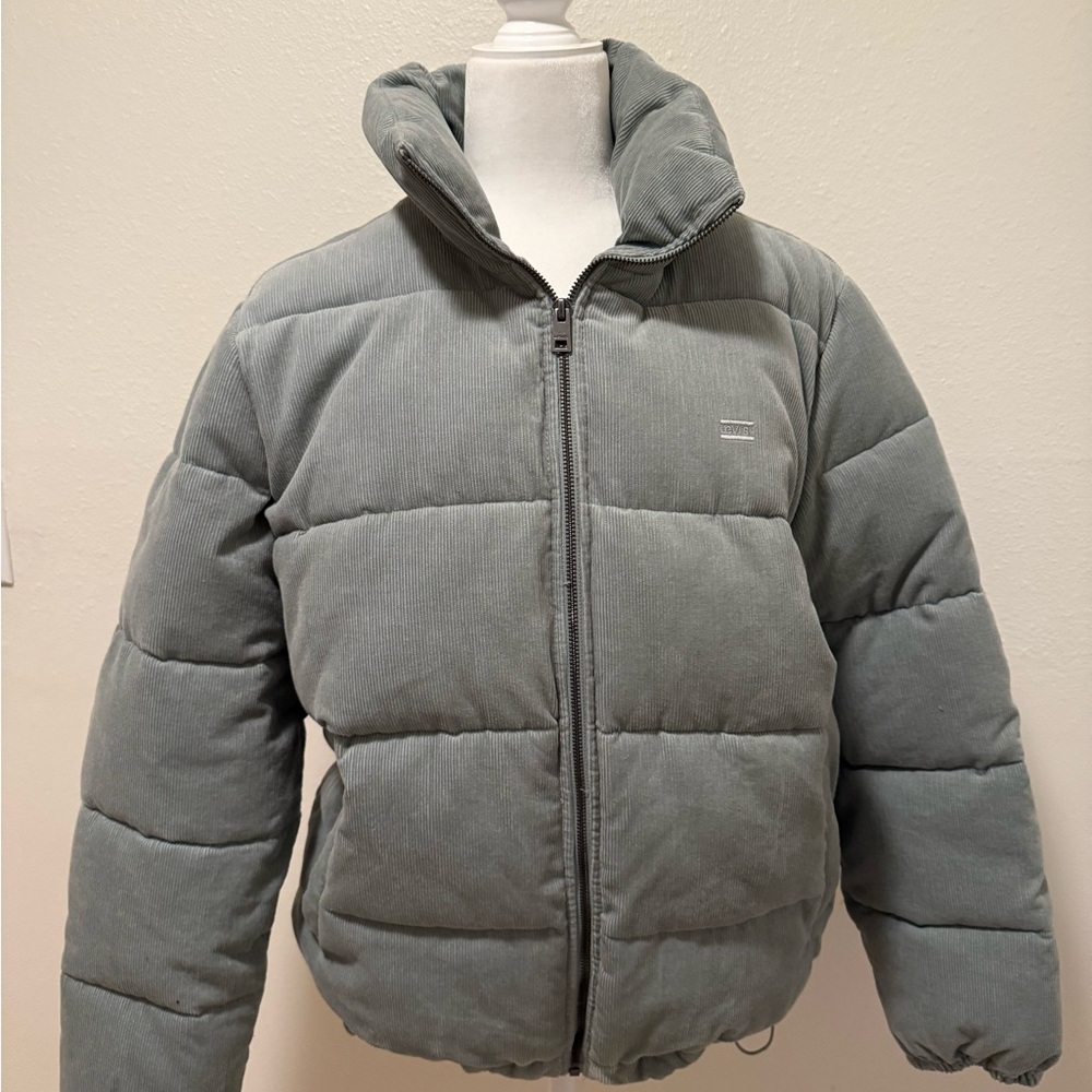 Levi's Gray Puffer Jacket